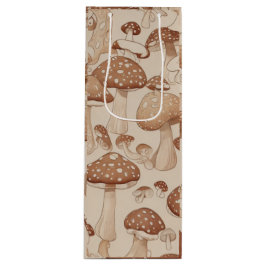 Sacola Para Vinho Apreciação da Natureza: Trabalho de arte de Mushro