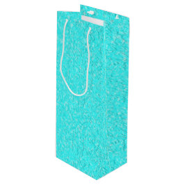 Sacola Para Vinho Aqua Blue