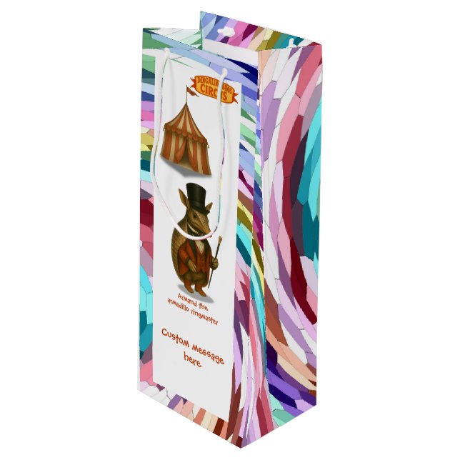 Sacola Para Vinho Armand, armadillo ringmaster (Frente inclinada)