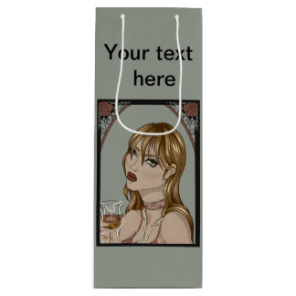 Sacola Para Vinho Art Nouveau