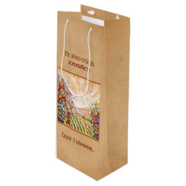 Sacola Para Vinho Art Wine Gift Bag