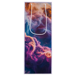 Sacola Para Vinho Arte de Nebulosa Espacial Abstrata - Cósmico Color