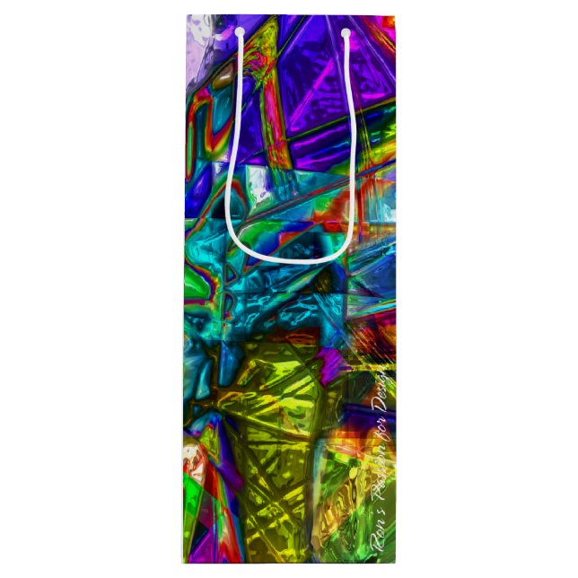 Sacola Para Vinho Arte Radical 45 (Frente)