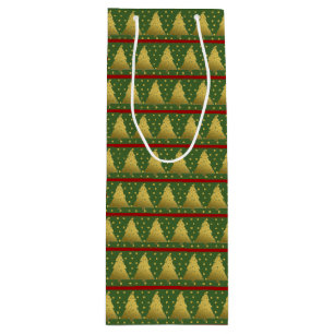 Sacola Para Vinho Árvore de Natal