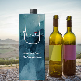 Sacola Para Vinho As Minhas Coisas Favoritas, Peças e Batimentos de 