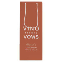 Bachelorette Personalizada Vino Antes de Voos