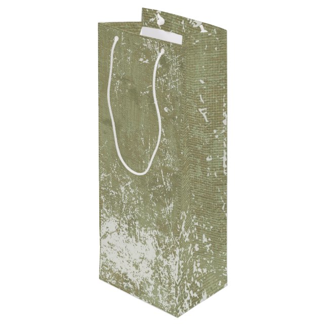 Sacola Para Vinho Bag de Presente Estético Russo com Aquarela (Verso inclinado)