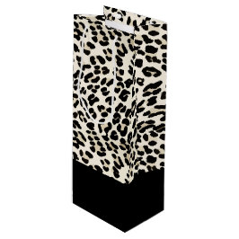 Sacola Para Vinho Bag Personalizável de Presente de Impressão Leopar