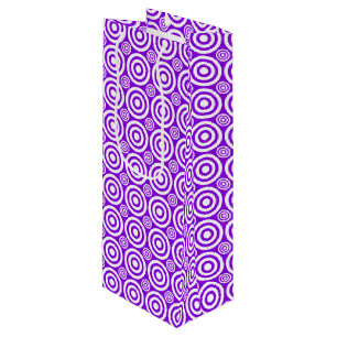 Sacola Para Vinho BAG-Púrpura-Branca com GIFT-VINHO-Bullseye
