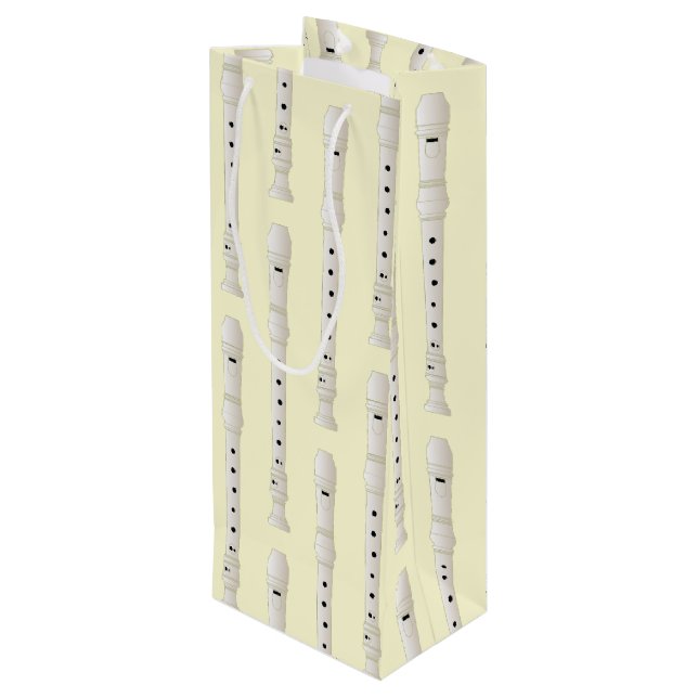 Sacola Para Vinho Banda de Músicas em Gravador (Verso inclinado)