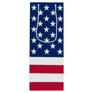 Sacola Para Vinho Bandeira América viagem