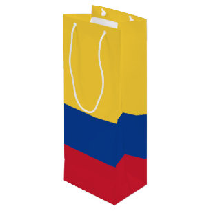 Sacola Para Vinho bandeira da Colômbia