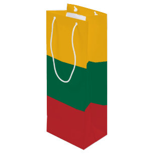 Sacola Para Vinho Bandeira da Lituânia
