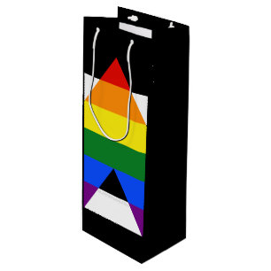 Sacola Para Vinho Bandeira de aliado straight da SlipperyJoe's arco-