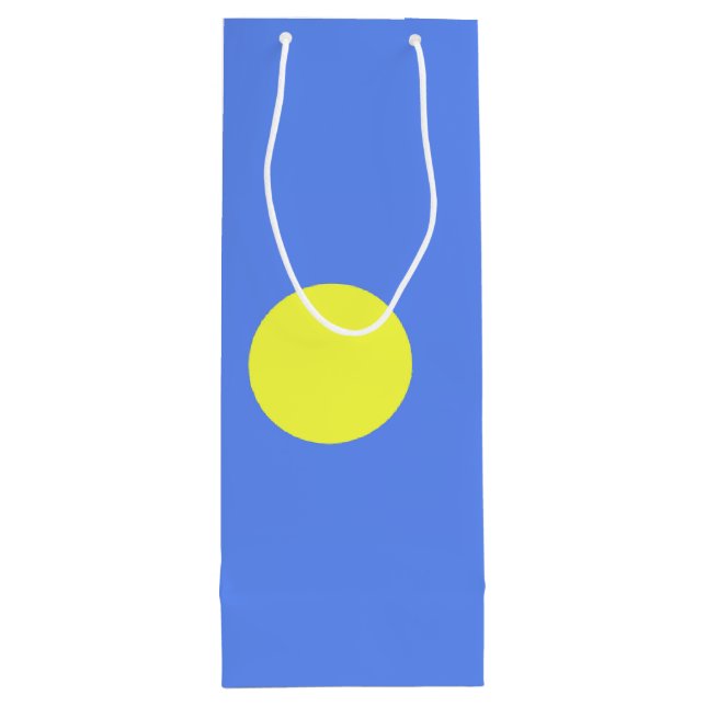 Sacola Para Vinho bandeira de Palau (Verso)