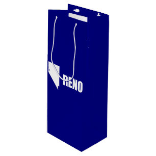 Sacola Para Vinho Bandeira de Reno, Bolsa de Presente do Nevada