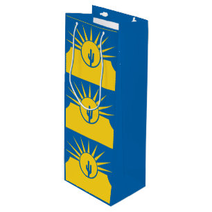 Sacola Para Vinho Bandeira do Mesa, Arizona da bolsa de presente de 