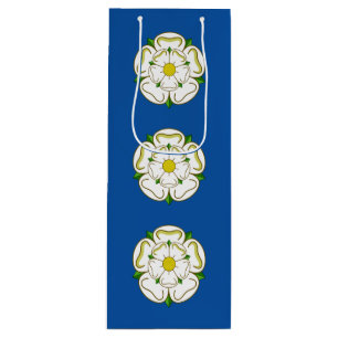 Sacola Para Vinho Bandeira do Yorkshire Wine Gift Bag