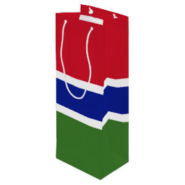 Sacola Para Vinho Bandeira Gâmbia