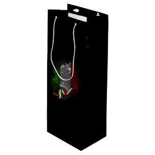 Sacola Para Vinho bandeira italiana