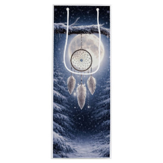 Sacola Para Vinho Belíssimo Dreamcatcher na Neve