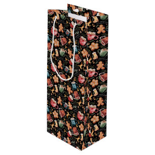 Sacola Para Vinho Biscoitos de chocolate quente