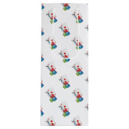 Sacola Para Vinho Blackjack com Chips Poker