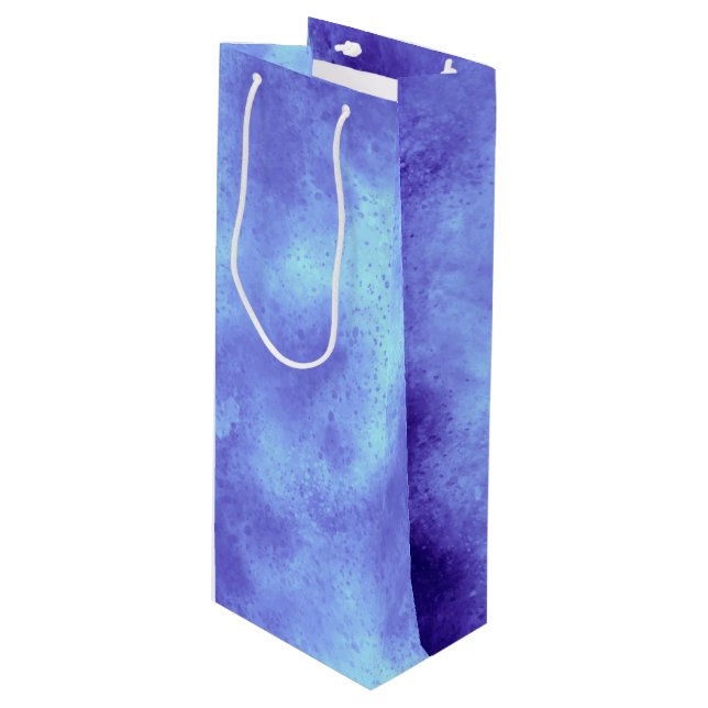 Sacola Para Vinho Blue Storm Cloud Effect Bag (Frente inclinada)