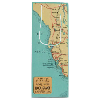 Sacola Para Vinho Boca Grande Useppa Island Map Wine