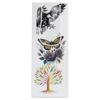Sacola Para Vinho Bolsa de design triplo
