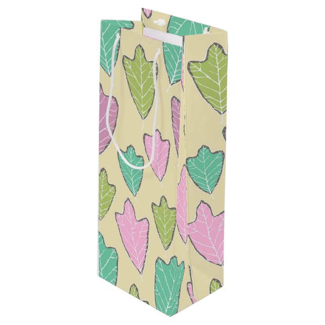 Sacola Para Vinho Bolsa de Oak Oriental Contemporânea Deixa Saco De  (Frente inclinada)