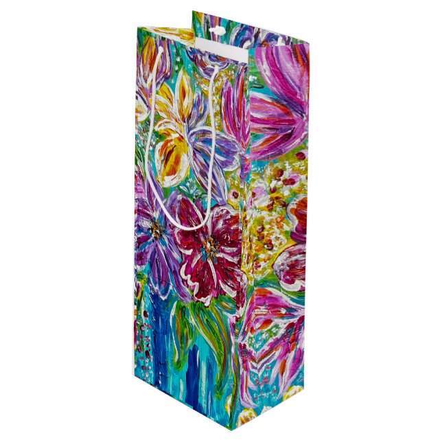 Sacola Para Vinho Bolsa de Presente de Vinho (Frente inclinada)