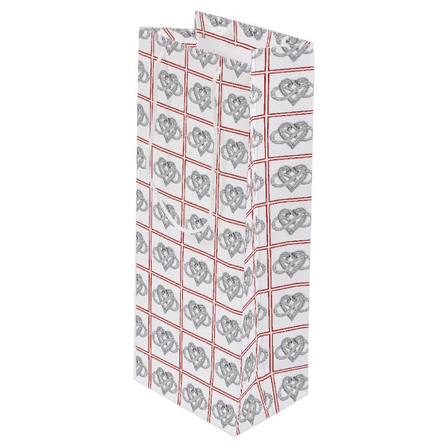 Sacola Para Vinho Bolsa de Presente de Vinho Infinito (Frente inclinada)