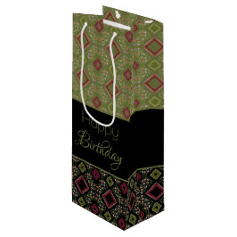 Sacola Para Vinho Bolsa de Presente Moderno de Aniversário Especial