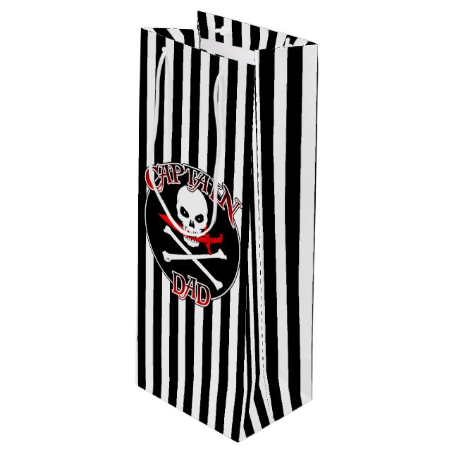 Sacola Para Vinho Bolsa de Vinho do Capitão Pai (Frente inclinada)