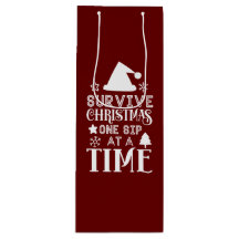 Bolsa de vinho Feriado Engraçado