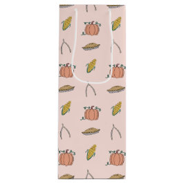 Sacola Para Vinho Bonito Ação de Graças do Festival de Colheita de o