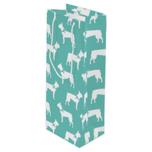 Sacola Para Vinho Boston Terrier Dog Puppy