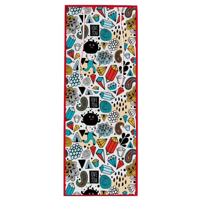 Sacola Para Vinho Cabeça louca (Frente)