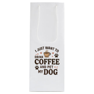 Sacola Para Vinho Cachorro Engraçado Cachorro Cachorro Mãe Pai Cacho