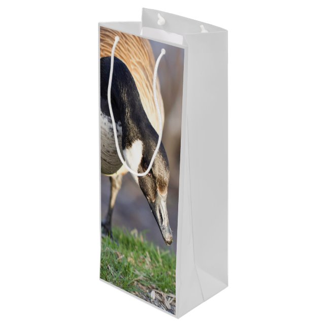 Sacola Para Vinho Canadá Goos (Verso inclinado)