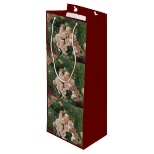 Sacola Para Vinho Carl Moll Vintage White Roses