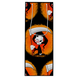 Sacola Para Vinho Cartoon Grim Reaper