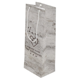 Sacola Para Vinho Casamento de Suecos Russos de Bebê