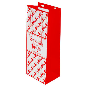 Sacola Para Vinho Celebração Personalizada Cristã do CANADÁ