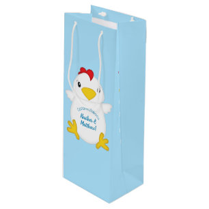 Sacola Para Vinho Chá de fraldas de frango, Blue Boy