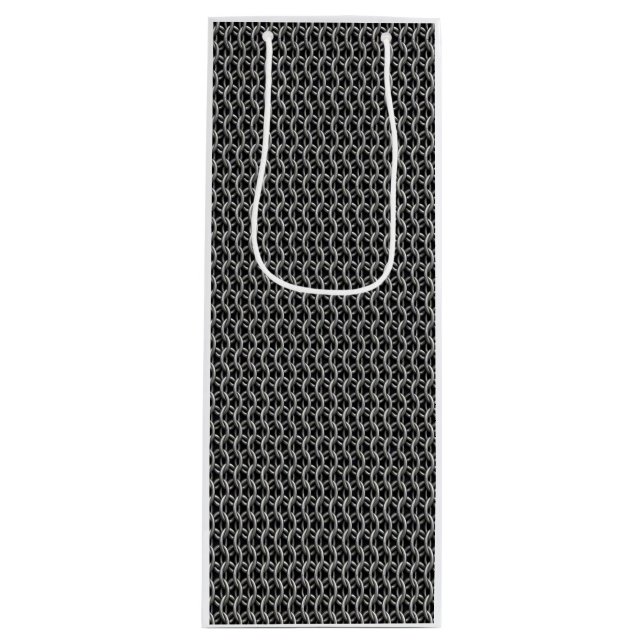 Sacola Para Vinho Chainmail Medieval Armor (Frente)