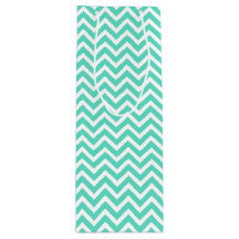 Chevron Zig Zag em Azul Aqua