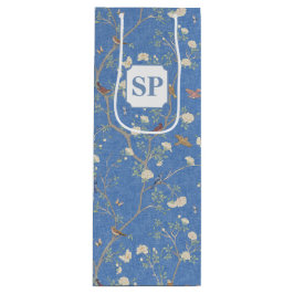 Sacola Para Vinho Chinoiserie Camellia Garden Breeze Blue