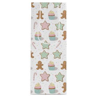 Sacola Para Vinho Christmas Bakery Treats Pattern